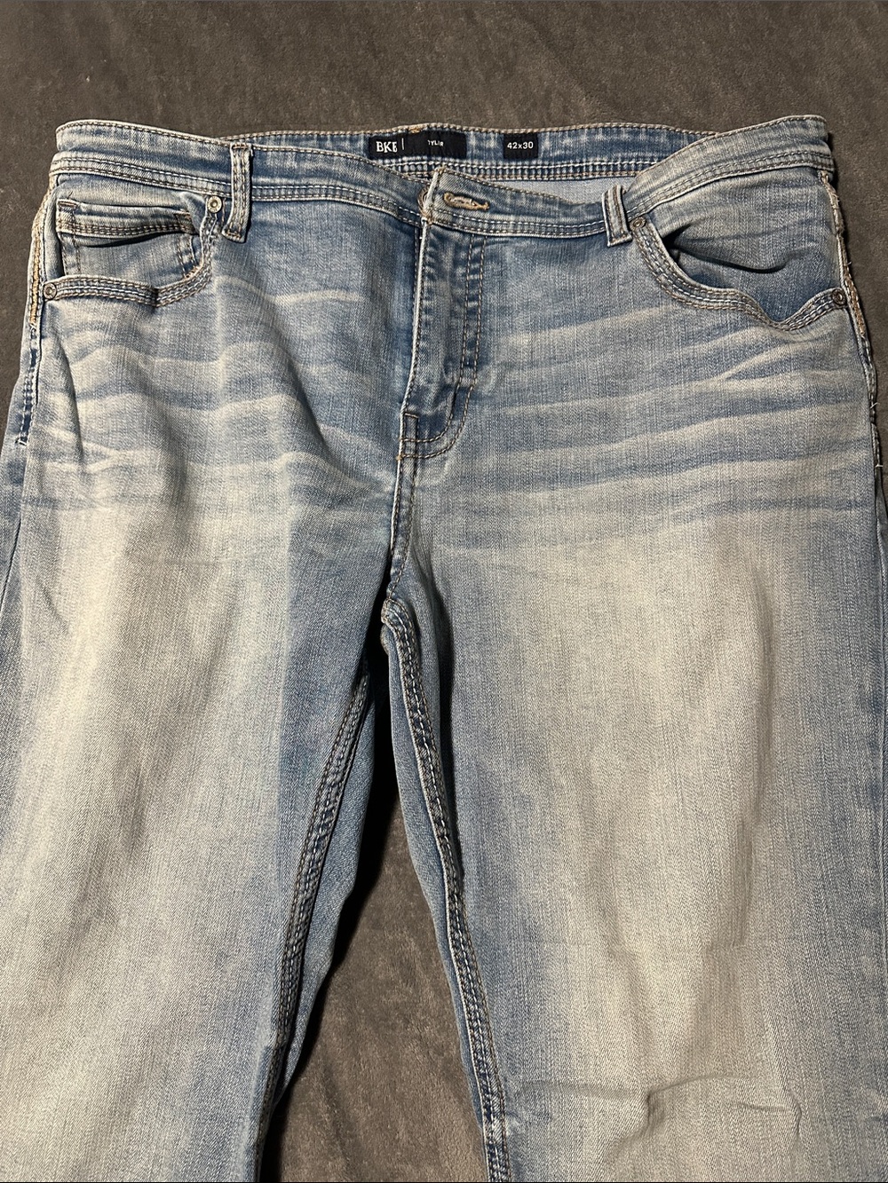 BKE Men's Tyler Blue Jeans. 42x30